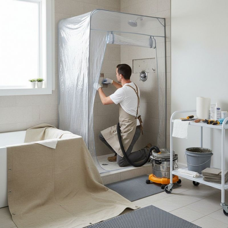 Bathroom Plaster Repair