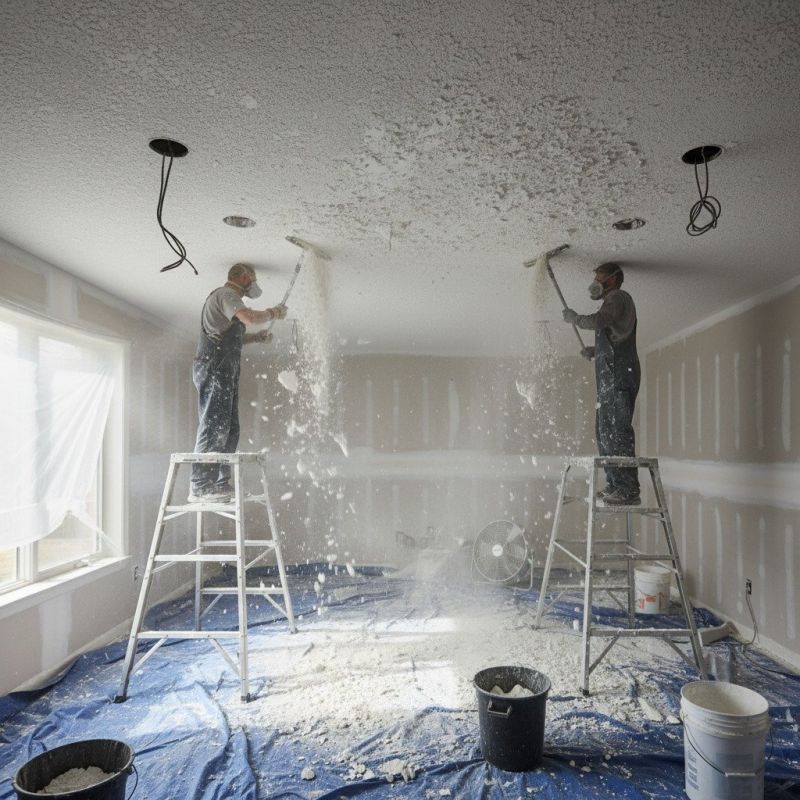 Swirl Ceiling Removal detail