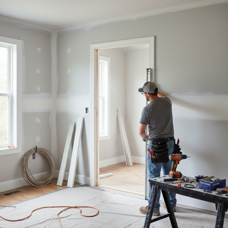 Interior Door Staining